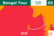 Display Race map